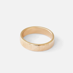 Side View of All That Glitters Band / 5mm By Young Sun Song in 14k yellow gold
