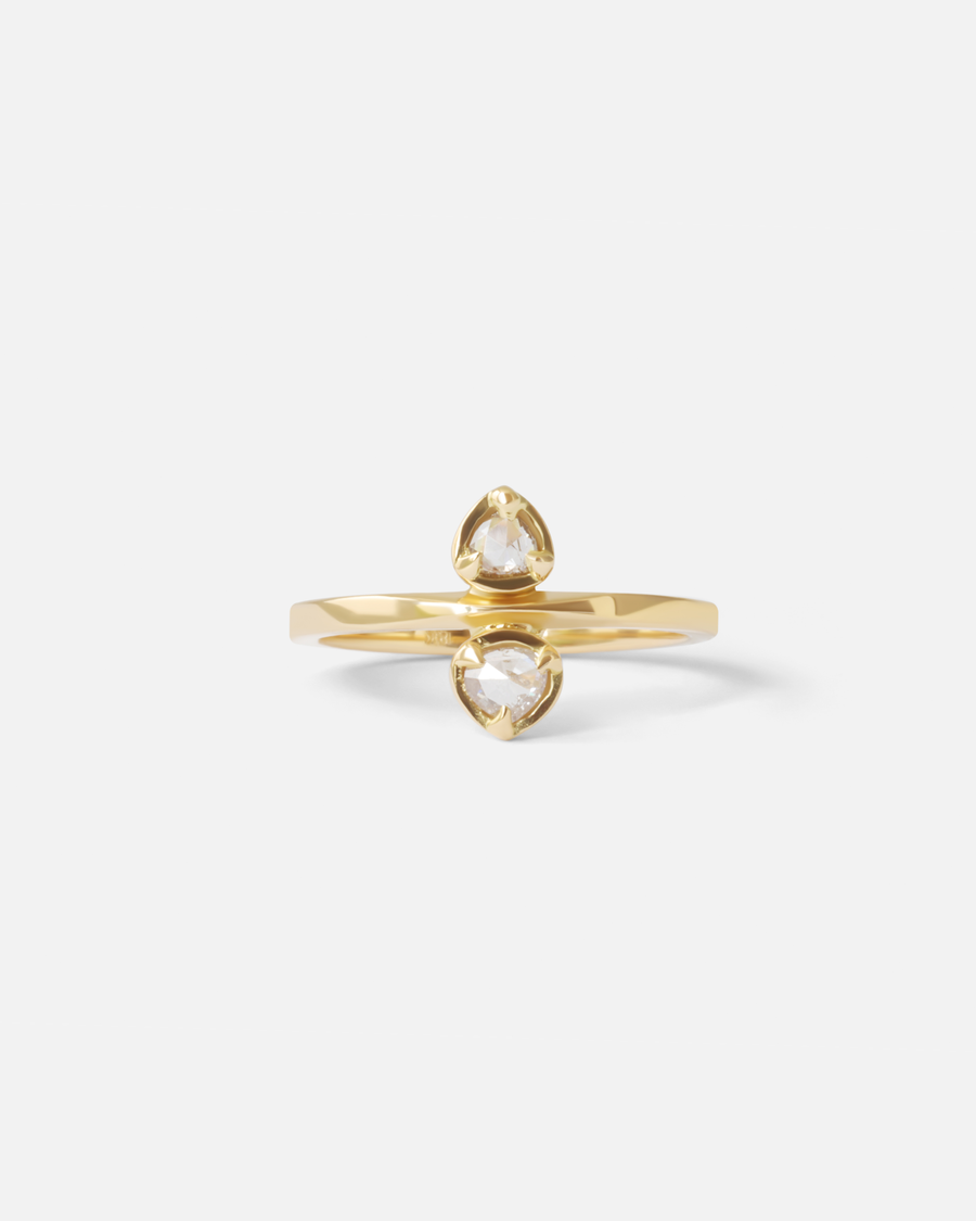 Toi Et Moi / 0.3ct White Heart Diamond Ring By fitzgerald jewelry in rings Category