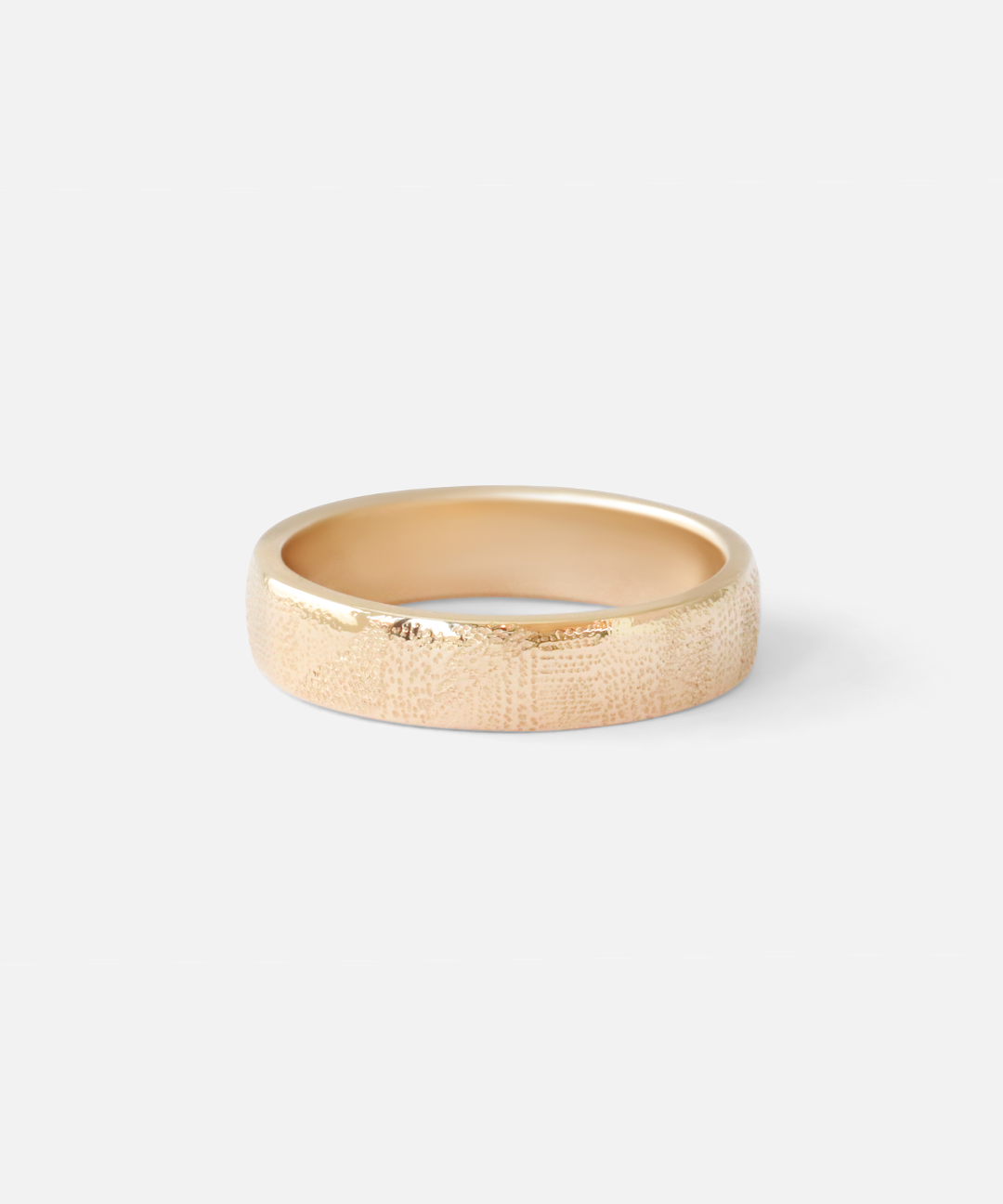 Front View of All That Glitters Band / 5mm By Young Sun Song in 14k yellow gold
