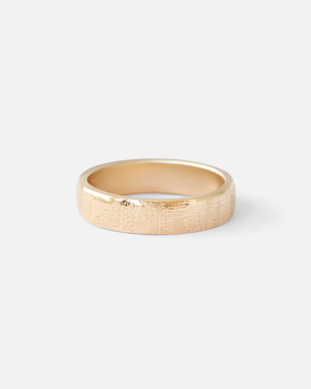 Front View of All That Glitters Band / 5mm By Young Sun Song in 14k yellow gold