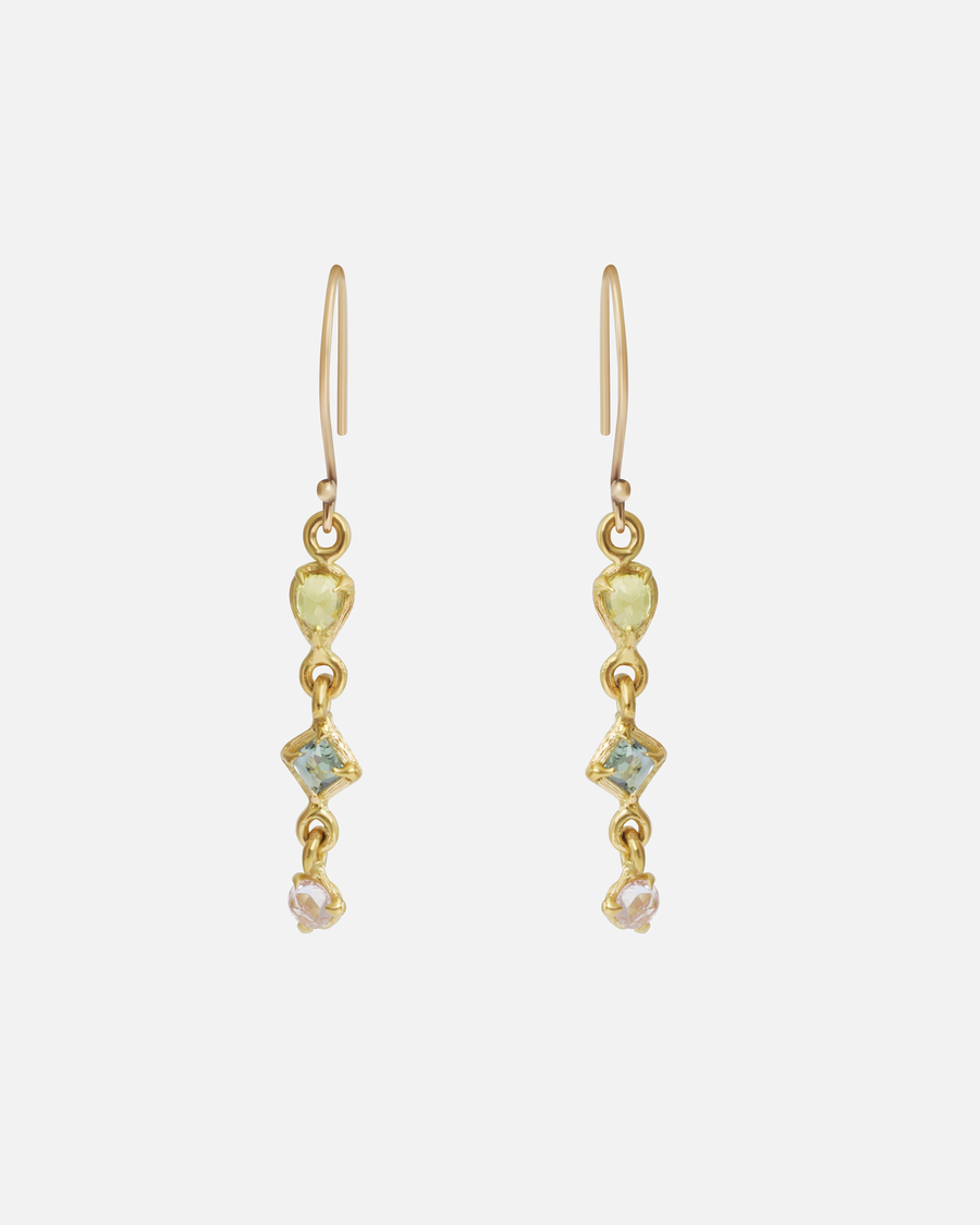Silk / Pastel Drop Earrings By Hiroyo in earrings Category