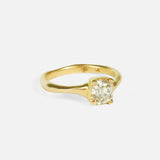 Side view of Drizzle Solitaire Ring by Kestrel Dillon