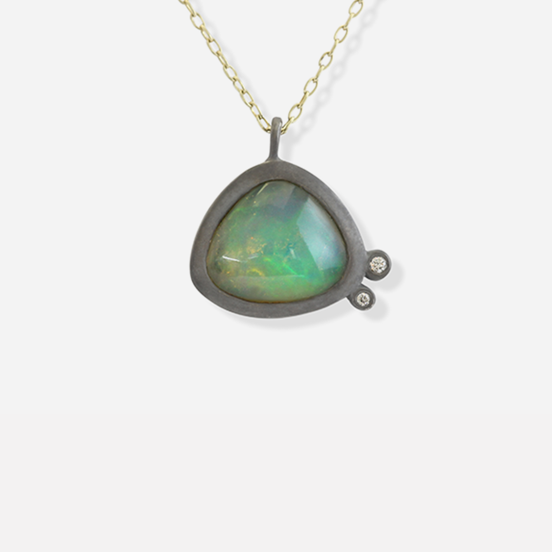Nugget / Welo Opal, Gold, and Silver By fitzgerald jewelry