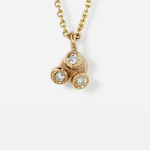Melee 34B / White Diamond Pendant By Hiroyo