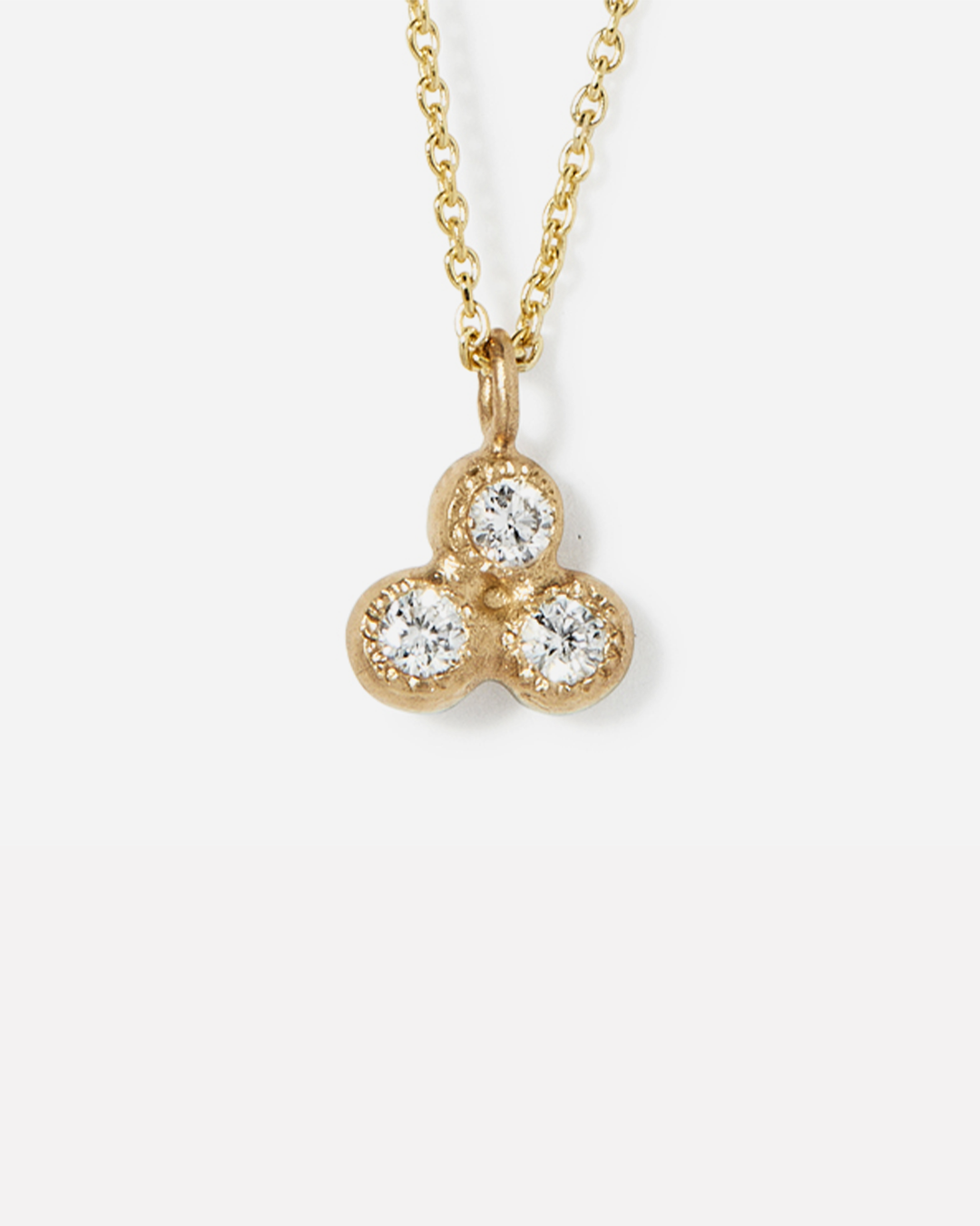 Melee 24A / White Diamond Pendant By Hiroyo