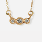 Melee 24B / White Diamond Pendant By Hiroyo