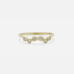 Bubble 22 / White Diamond Ring By Hiroyo