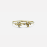 Bubble 15 / White Diamonds Ring By Hiroyo
