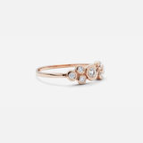 Bubble 1 / White Diamond Ring By Hiroyo