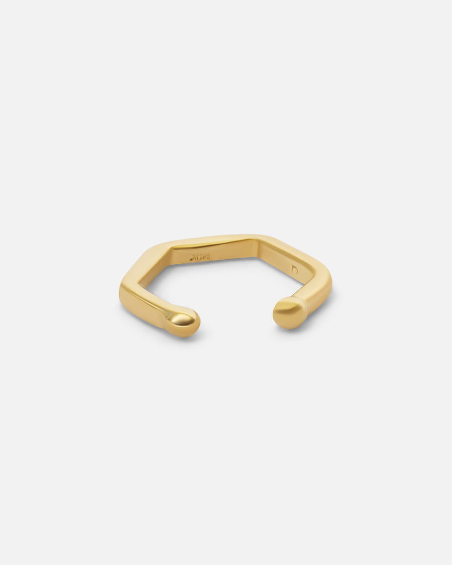 Hexagon Ear Cuff By Akiko in earrings Category