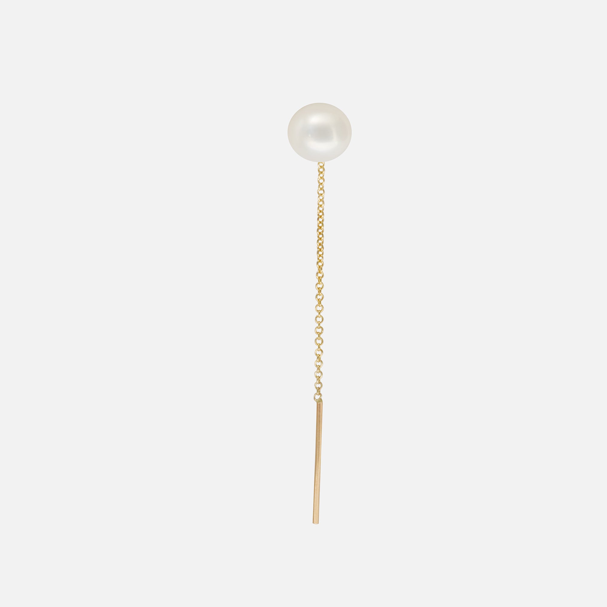 Pearl Chain Earring By Akiko in earrings Category