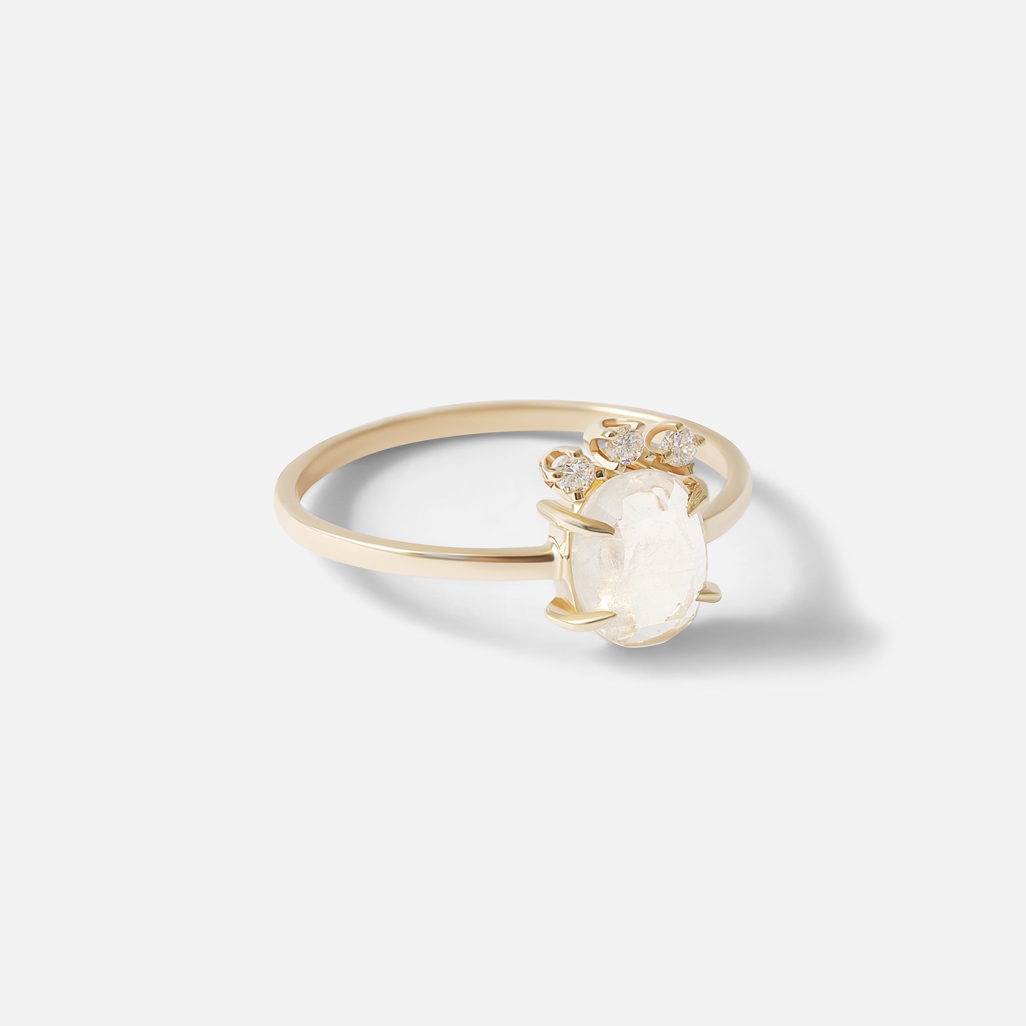 Rainbow Moonstone / Ring By Akiko in ENGAGEMENT Category