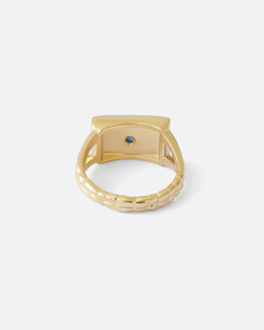 Intagliaux / Blue Sapphire Ring By Alfonzo in rings Category