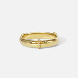 Front view of Orion Minor White Diamond Band