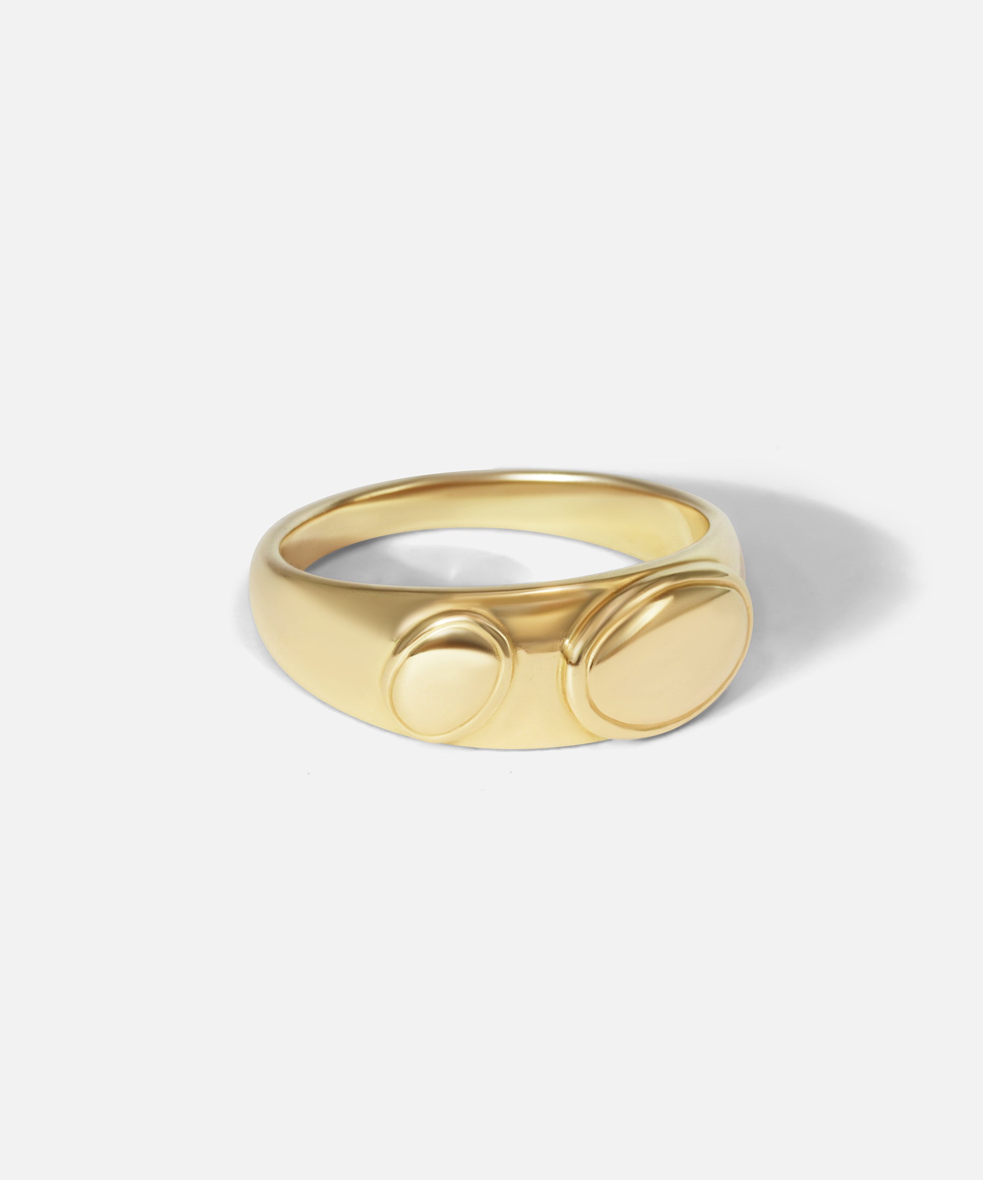 Side view of Janus Signet Ring