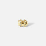 Front view of Orion Duo Salt & Pepper Diamond Stud