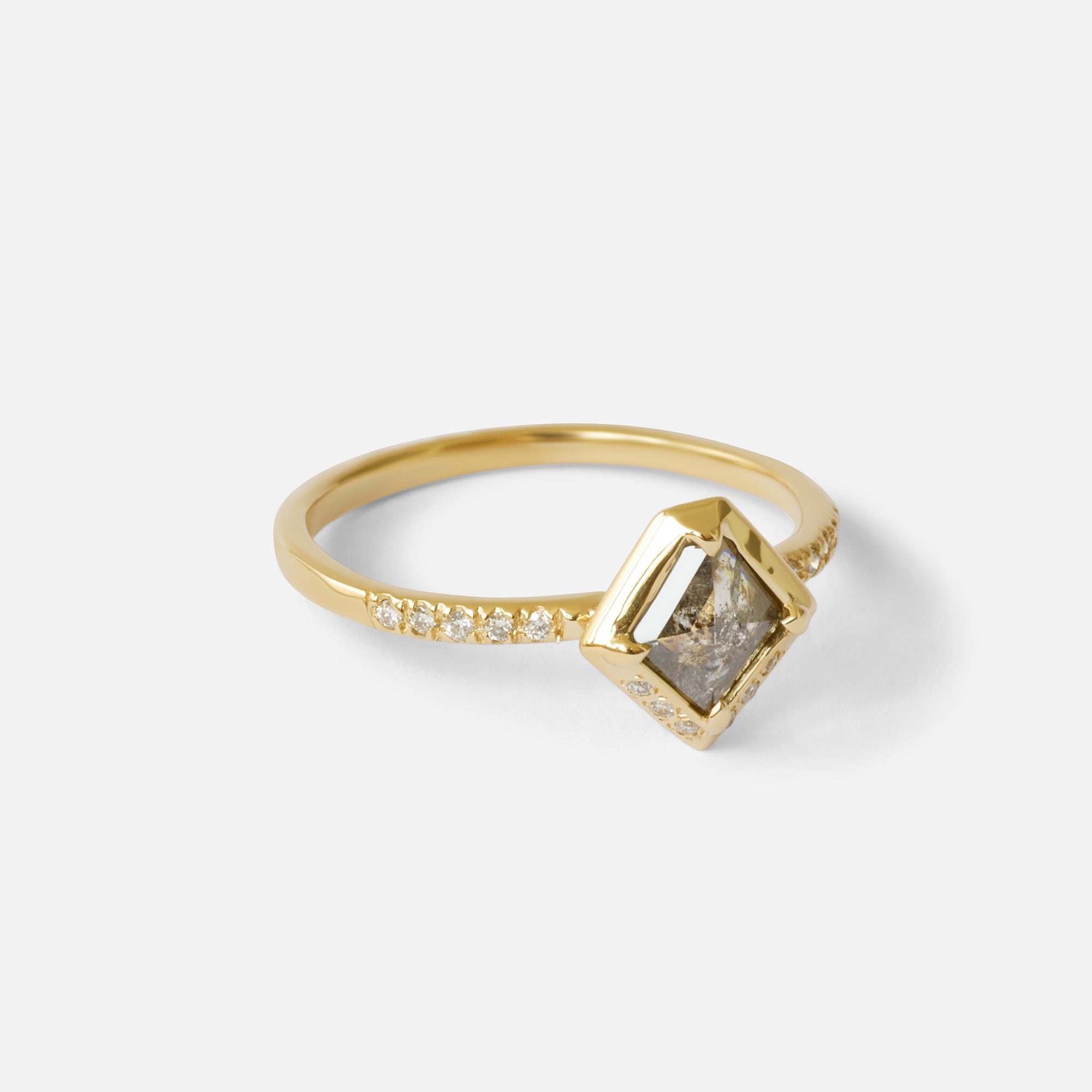 Lozenge / .42ct Diamond Ring By Ariko in Engagement Rings Category