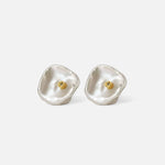 Front view of Keshi Petal Studs