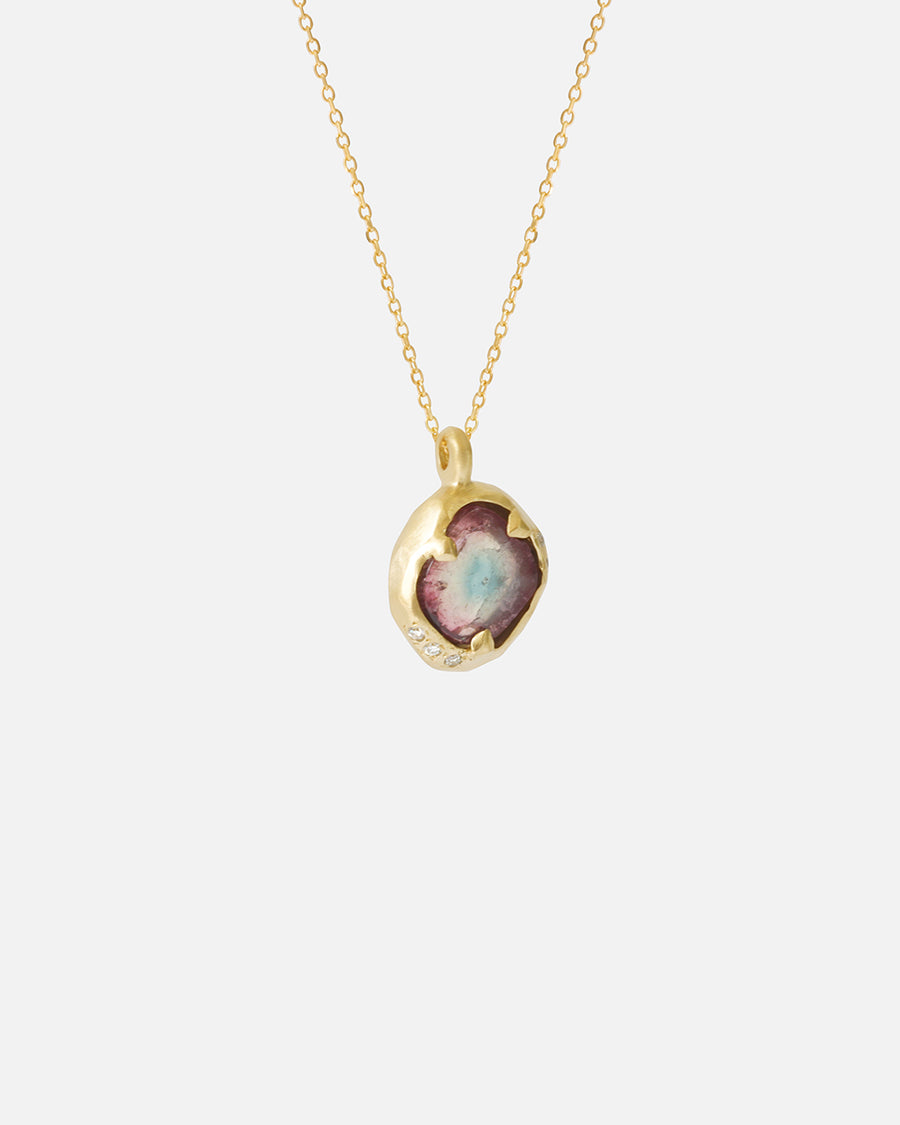 Watermelon Tourmaline / 1.03ct Pendant By Ariko in pendants Category