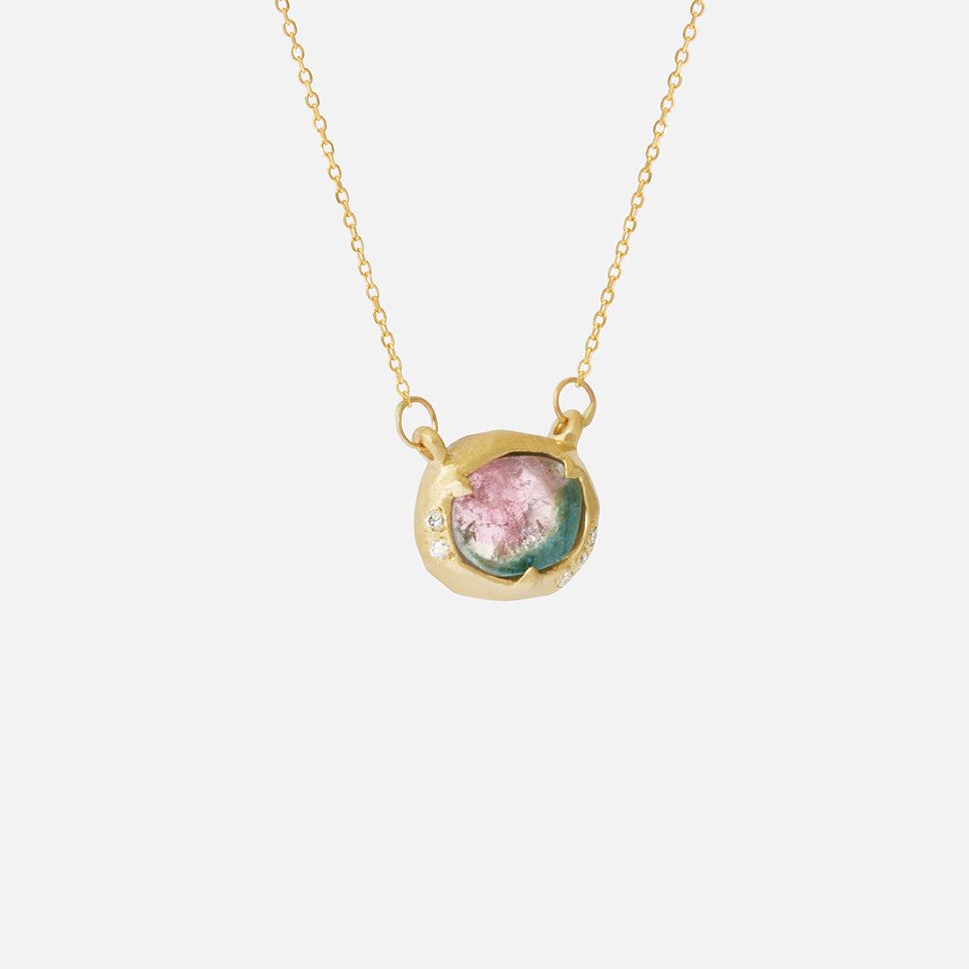 Watermelon Tourmaline / 1.06ct Pendant By Ariko in pendants Category