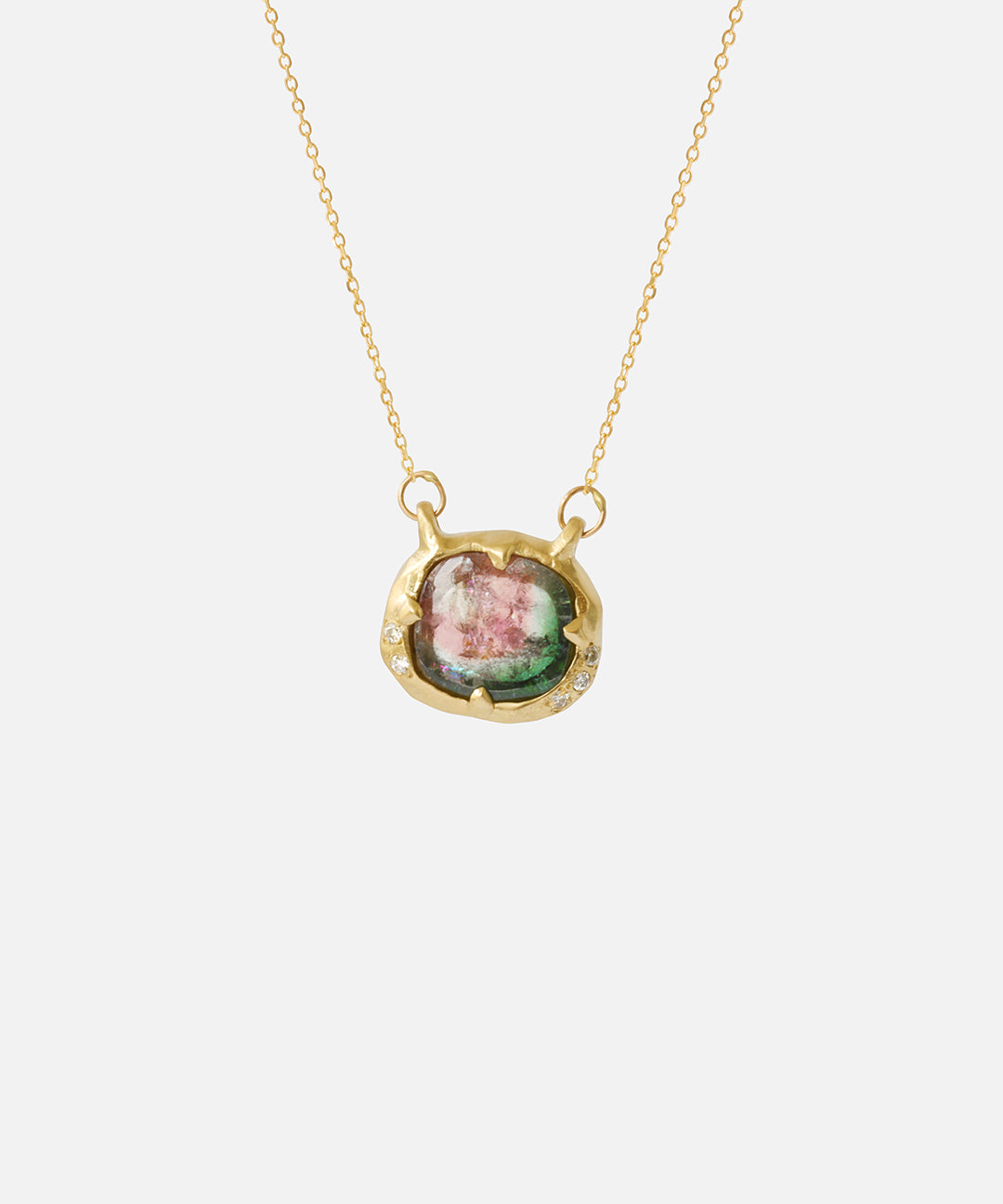 Watermelon Tourmaline / 1.20ct Pendant By Ariko