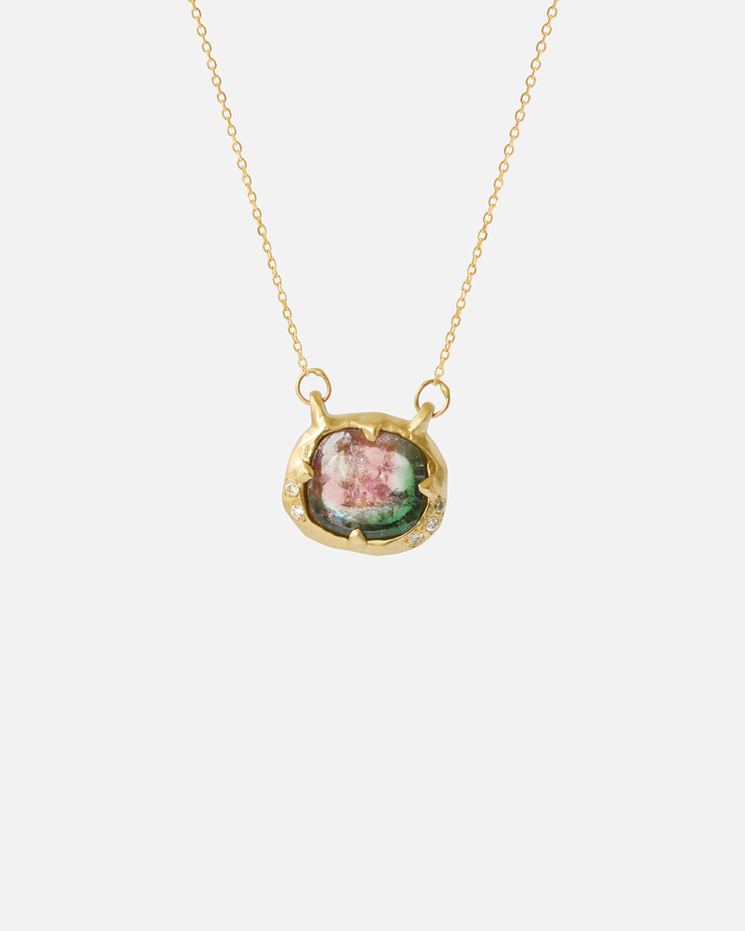 Watermelon Tourmaline / 1.20ct Pendant By Ariko
