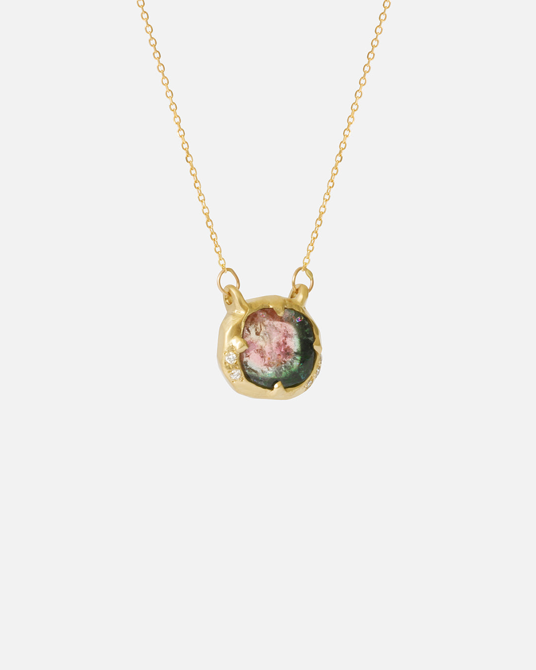 Watermelon Tourmaline / 1.20ct Pendant By Ariko