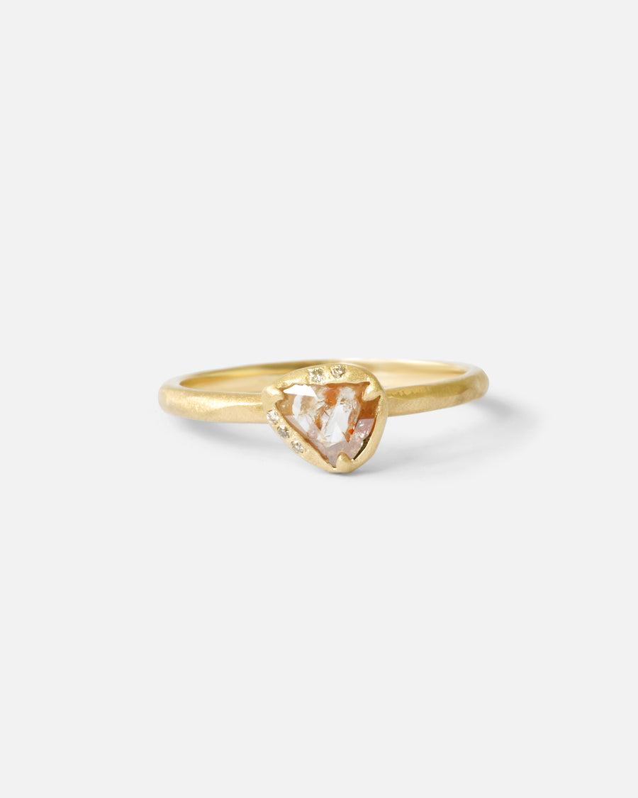 Triangular Brown Diamond / Ring By Ariko in rings Category