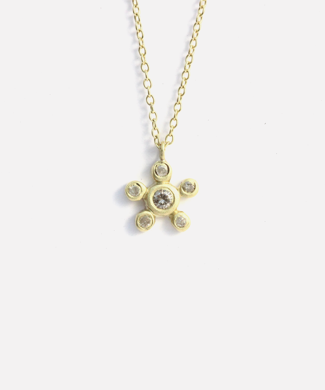 Bubble 11 / Grey Diamond Pendant By Hiroyo