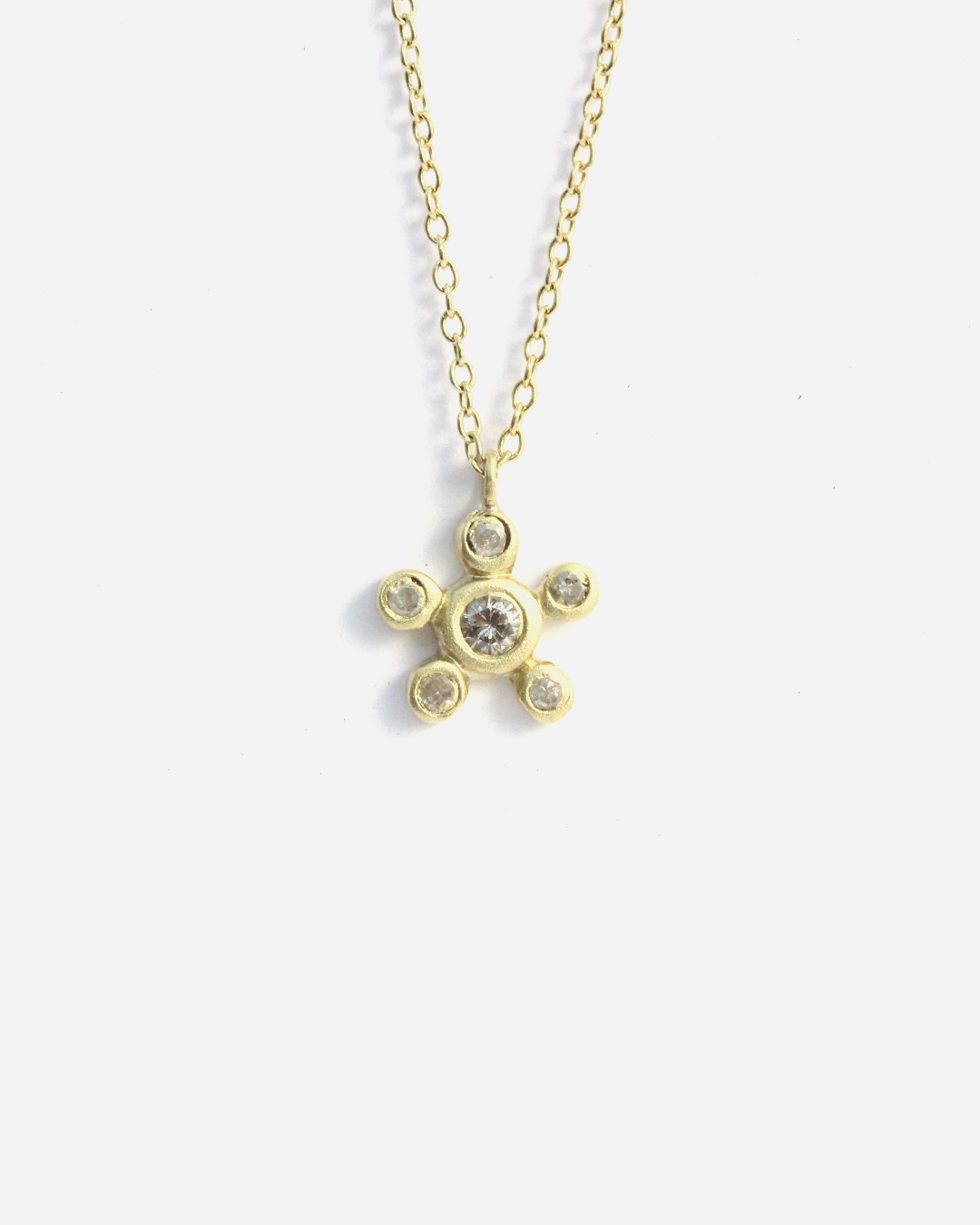Bubble 11 / Grey Diamond Pendant By Hiroyo