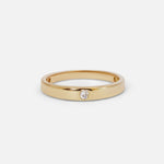 Floe Signet / Old Miner Diamond Ring By Casual Seance