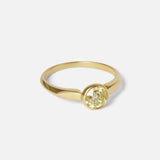 Side view of Lou / Old Euro Diamond Ring