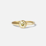 Front view of Lou / Old Euro Diamond Ring