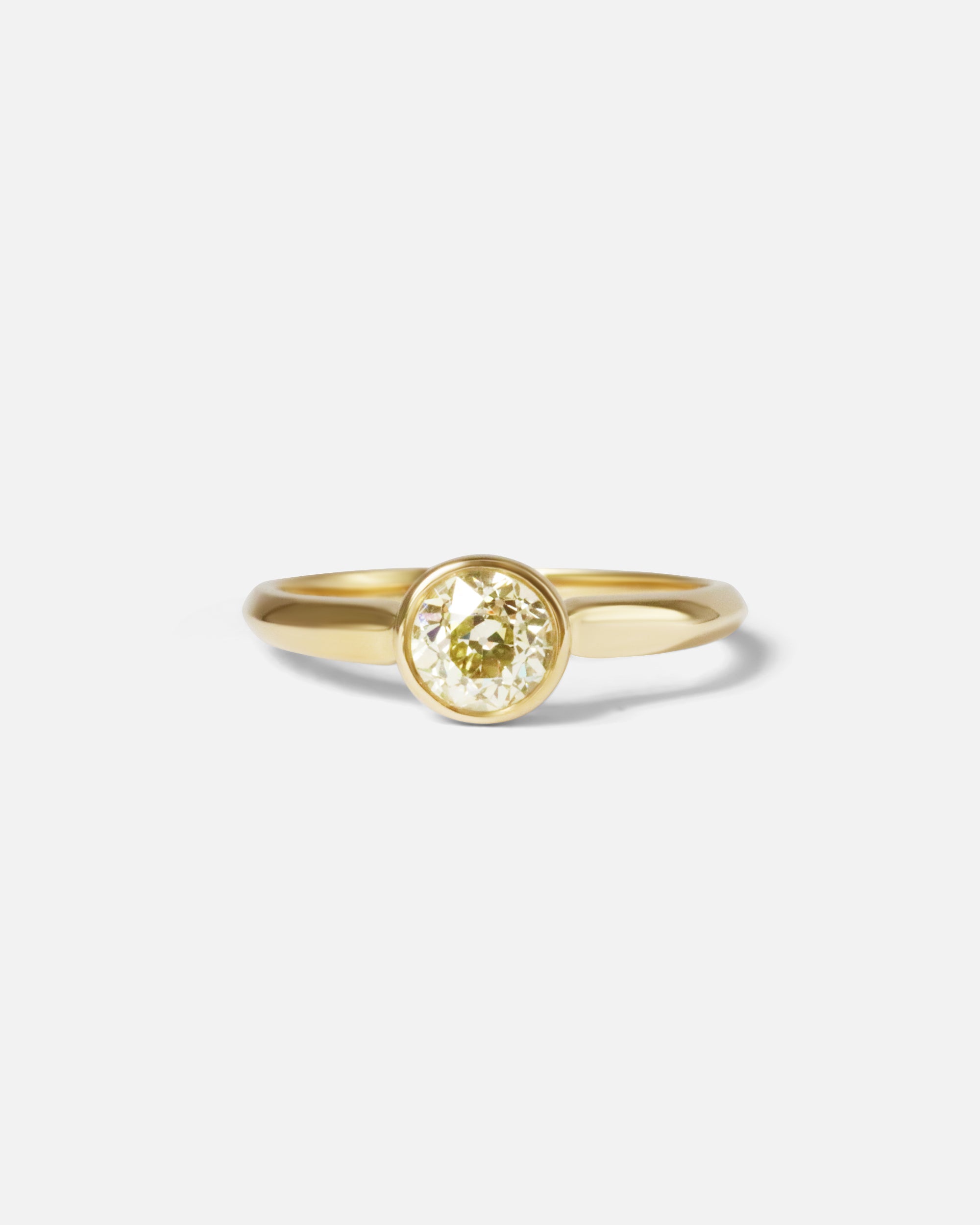 Front view of Lou / Old Euro Diamond Ring
