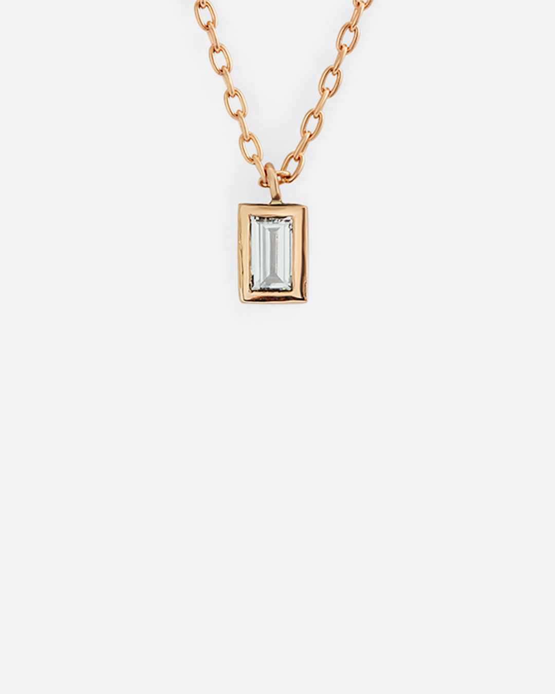 Cathedral / Baguette Pendant By fitzgerald jewelry