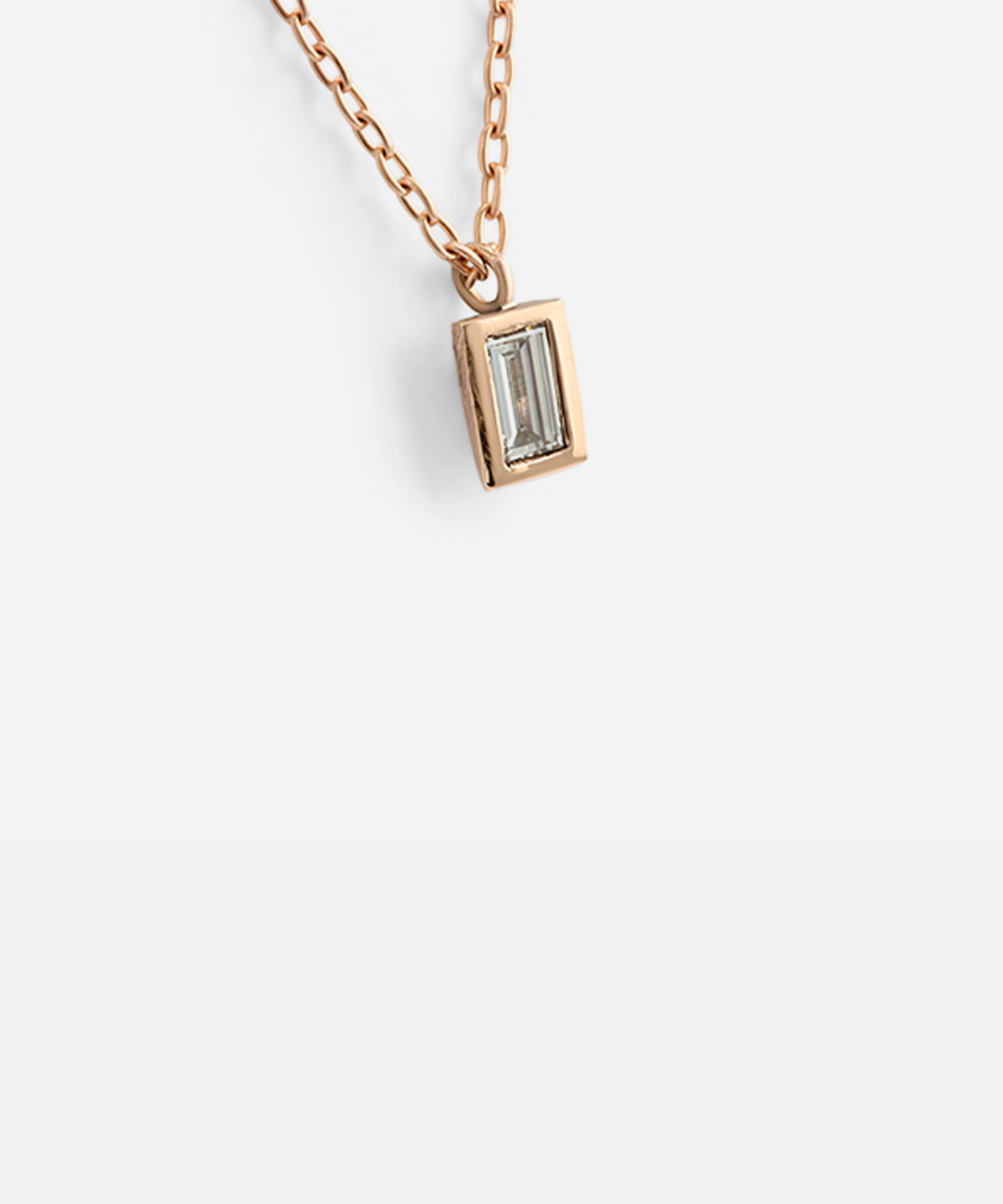 Cathedral / Baguette Pendant By fitzgerald jewelry