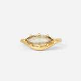 Front view of Honey Ring / Champagne Diamond by Ciara Alice