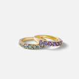 Dew / 3mm Purple Sapphire Ring By Hiroyo