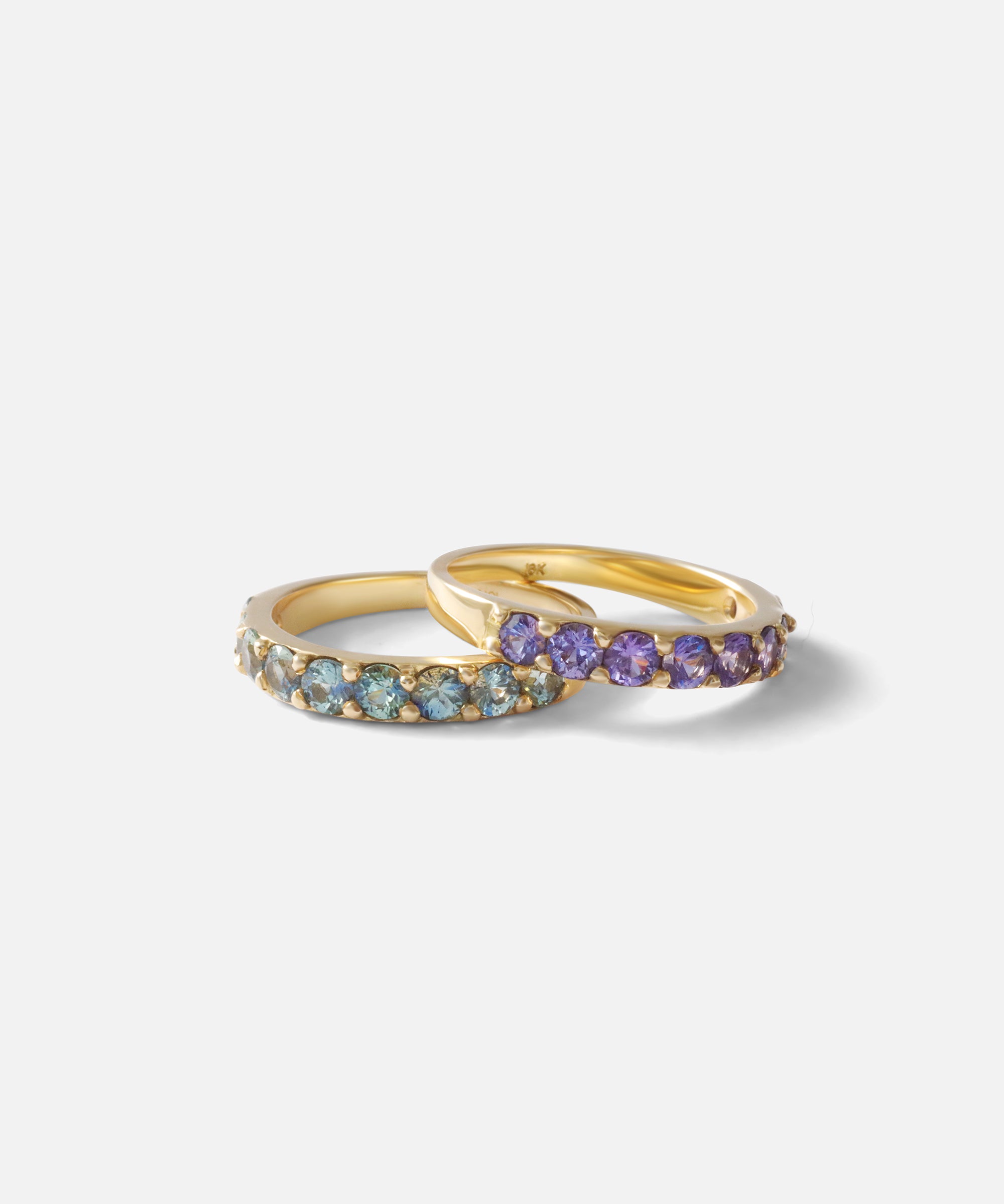 Dew / 3mm Purple Sapphire Ring By Hiroyo