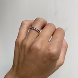 Dew / 3mm Purple Sapphire Ring By Hiroyo in WEDDING Category