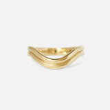 Front view of Double Curve Band by Ciara Alice