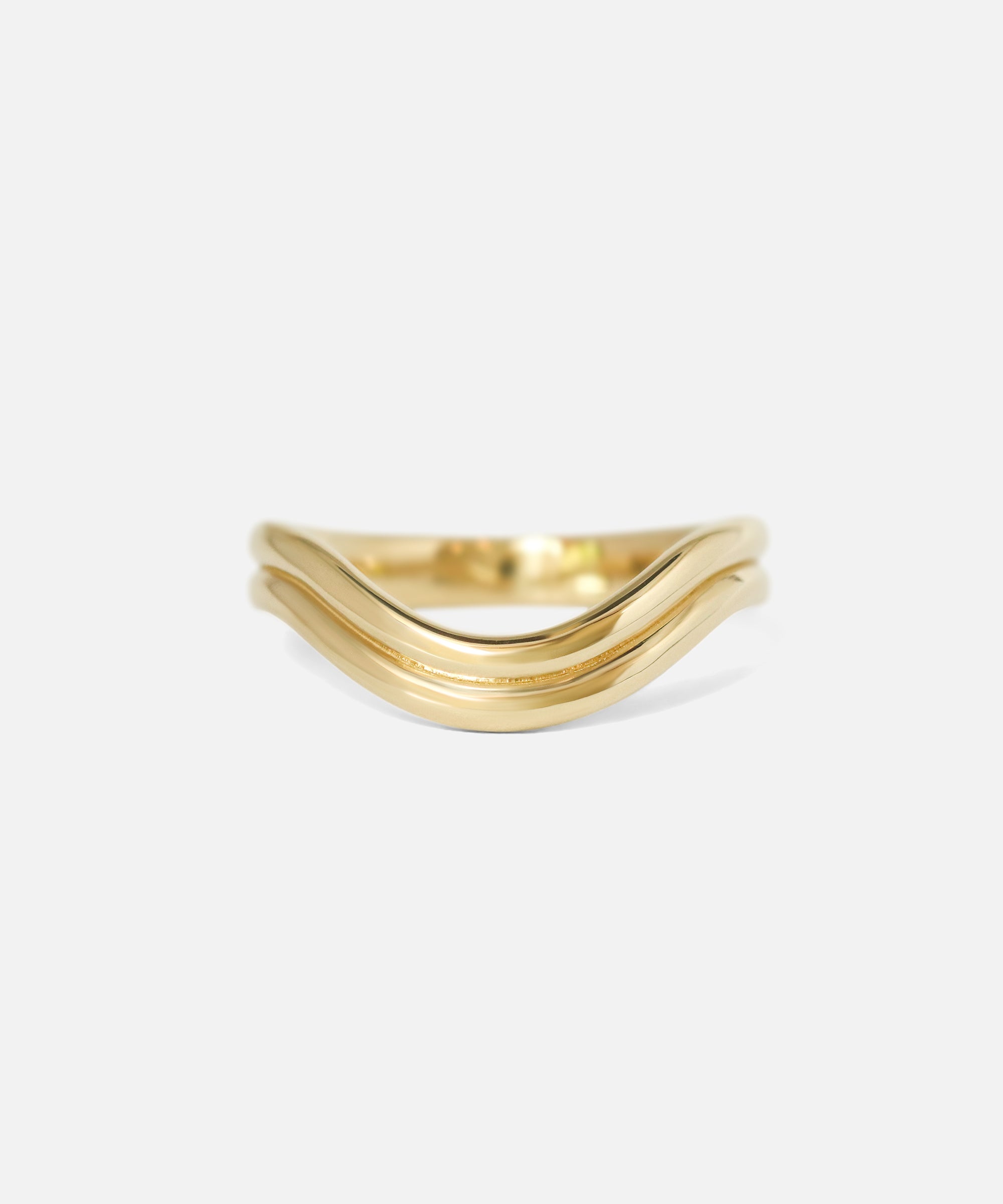 Front view of Double Curve Band by Ciara Alice