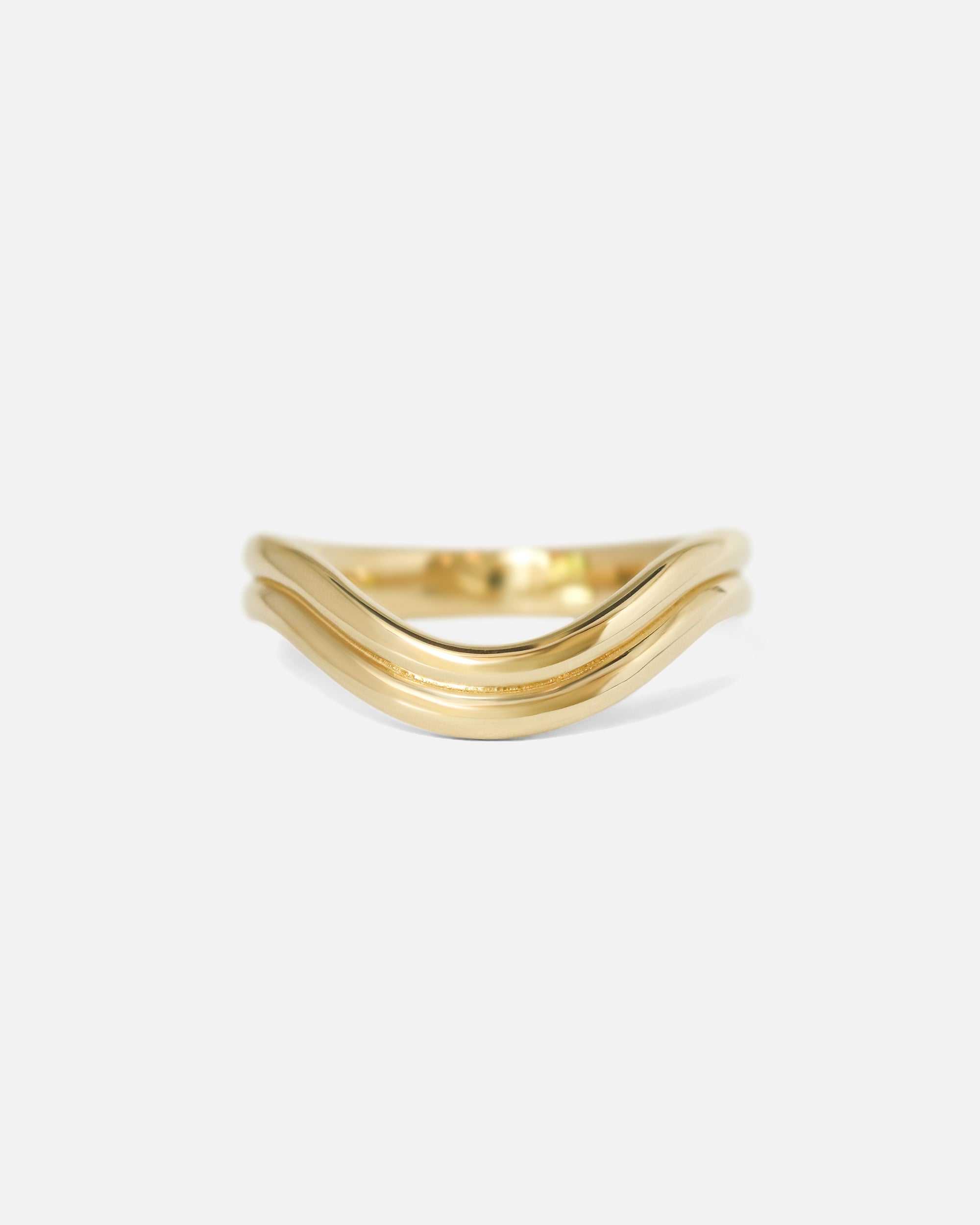 Front view of Double Curve Band by Ciara Alice