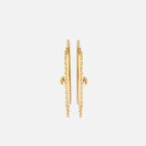 Gaia Hoop / Large By Embirikos in earrings Category