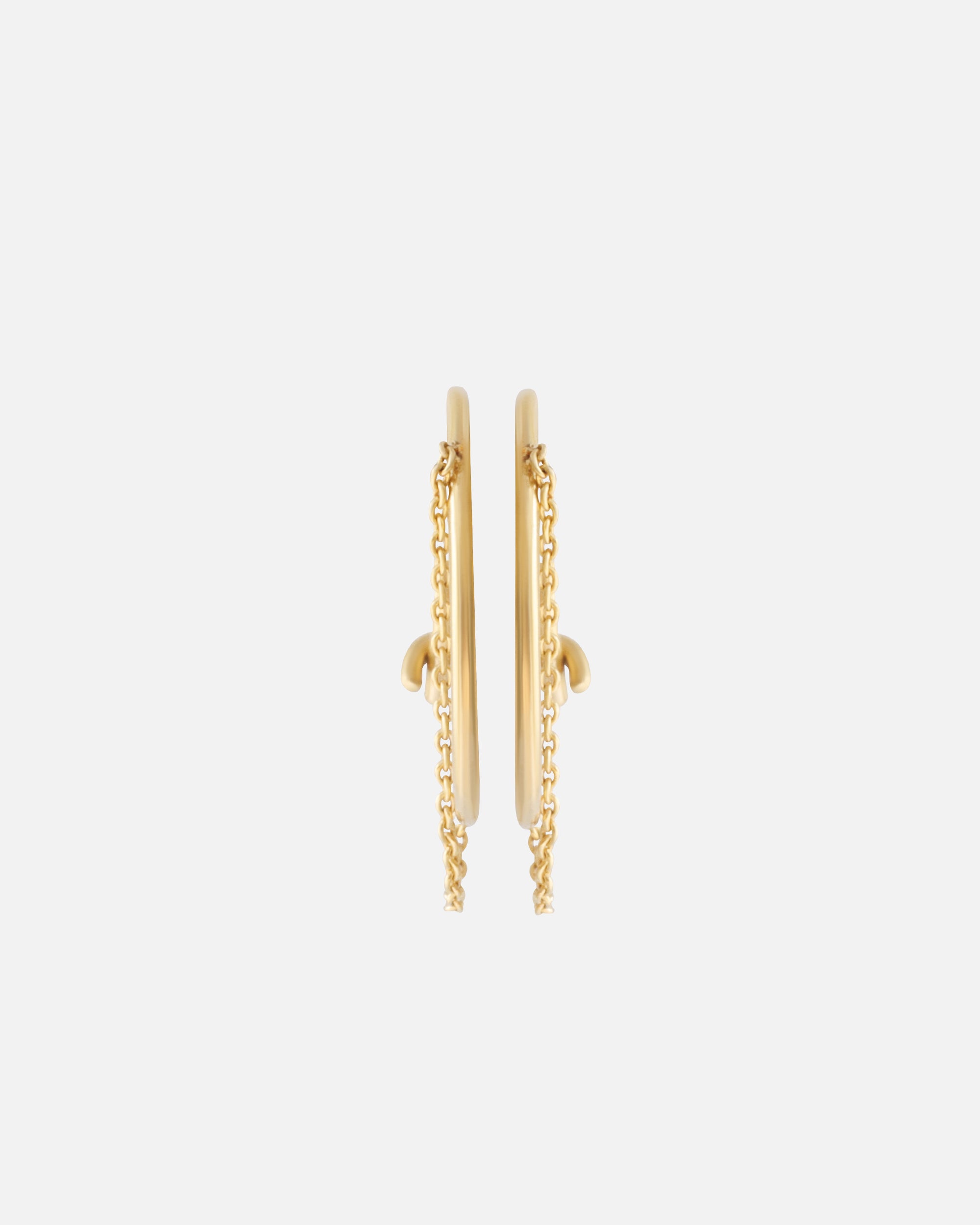 Gaia Hoop / Large By Embirikos in earrings Category