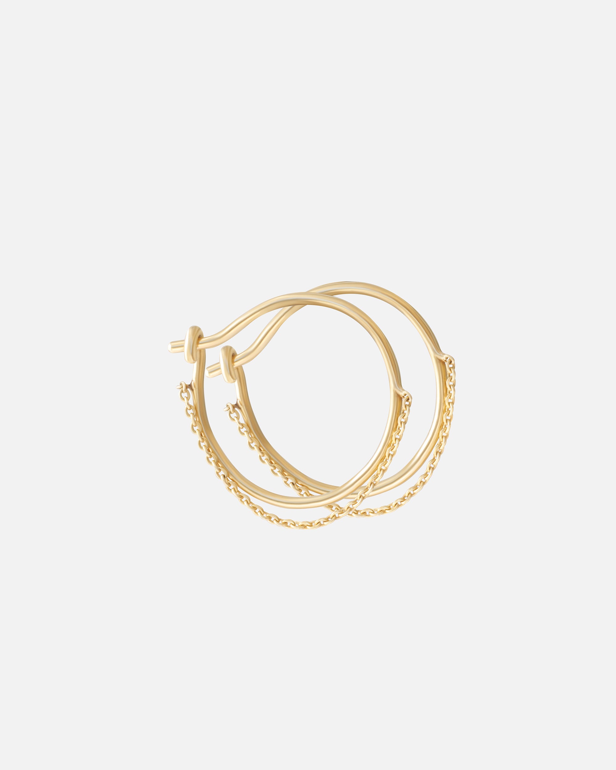 Gaia Hoop / Large By Embirikos in earrings Category