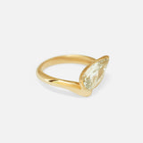 Side view of Encounter x Pear Lab Diamond Ring by Young Sun Song