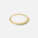 Angled side view of Floe Band / Sapphire by Casual Seance