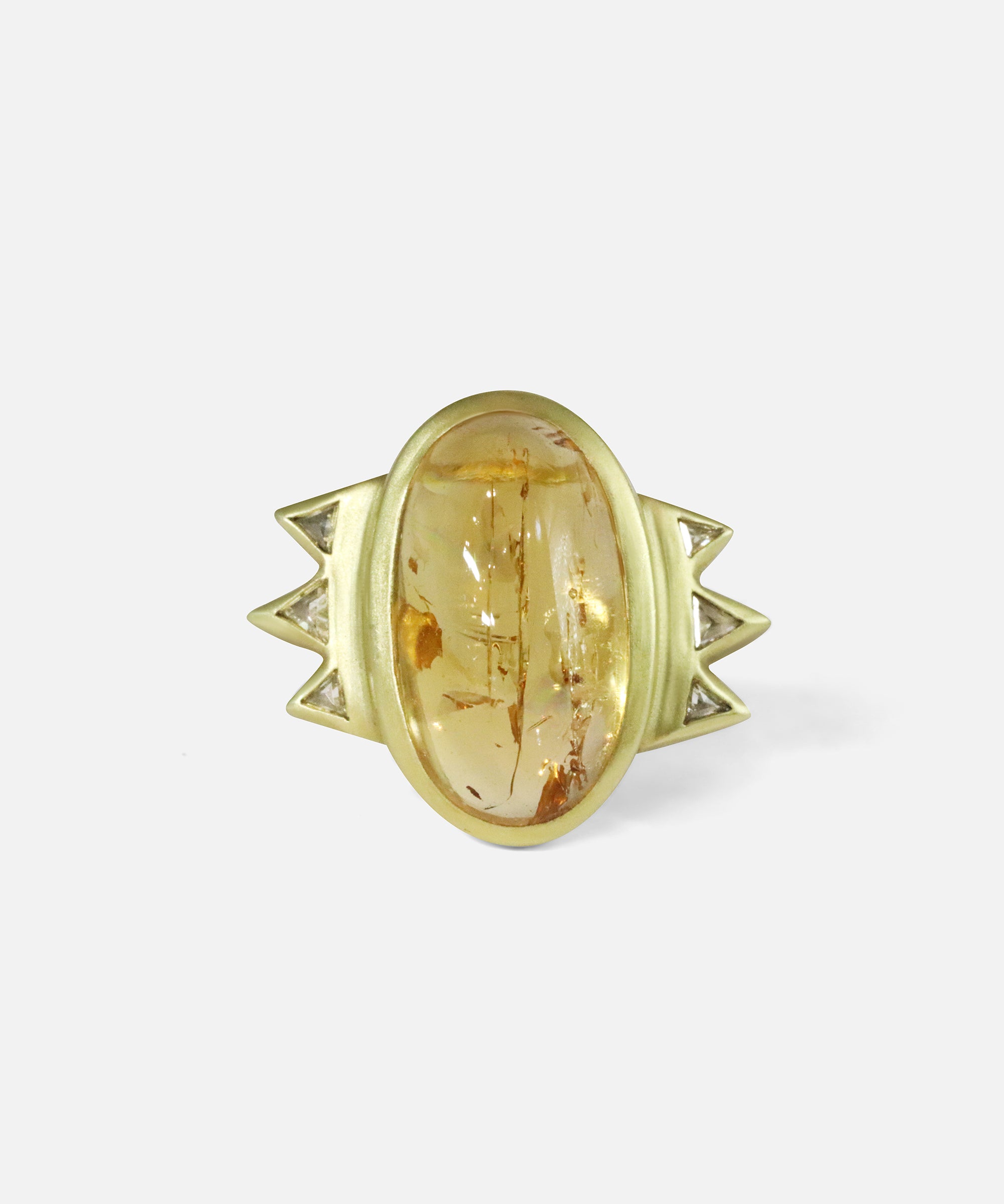 Front view of Bubble 26 / Imperial Topaz Ring