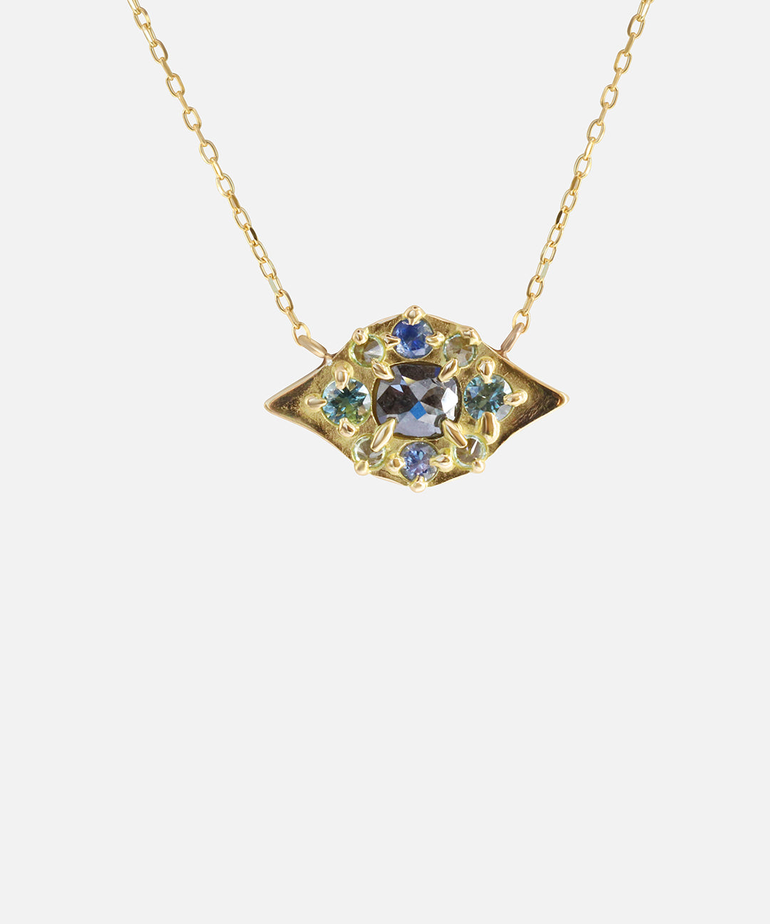 Dew 35 / Sapphire Pendant By Hiroyo